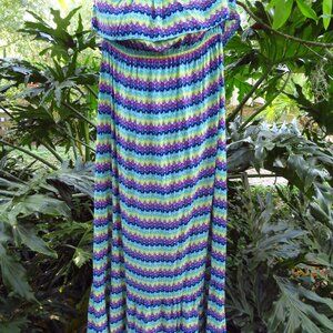 Mossimo Strapless Print Long dress XXL